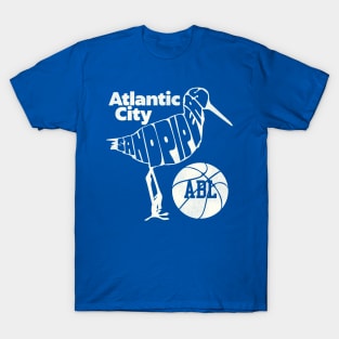 Defunct Atlantic City Sandpipers Basketball Team T-Shirt